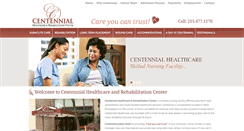 Desktop Screenshot of centennialhcc.com